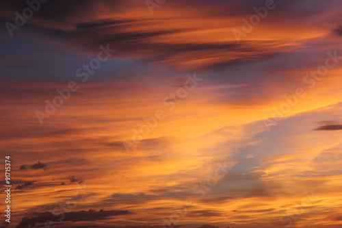 sunset sky © ninadiacon