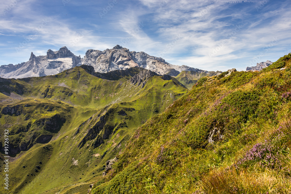 Fototapeta premium Sommer in den Alpen