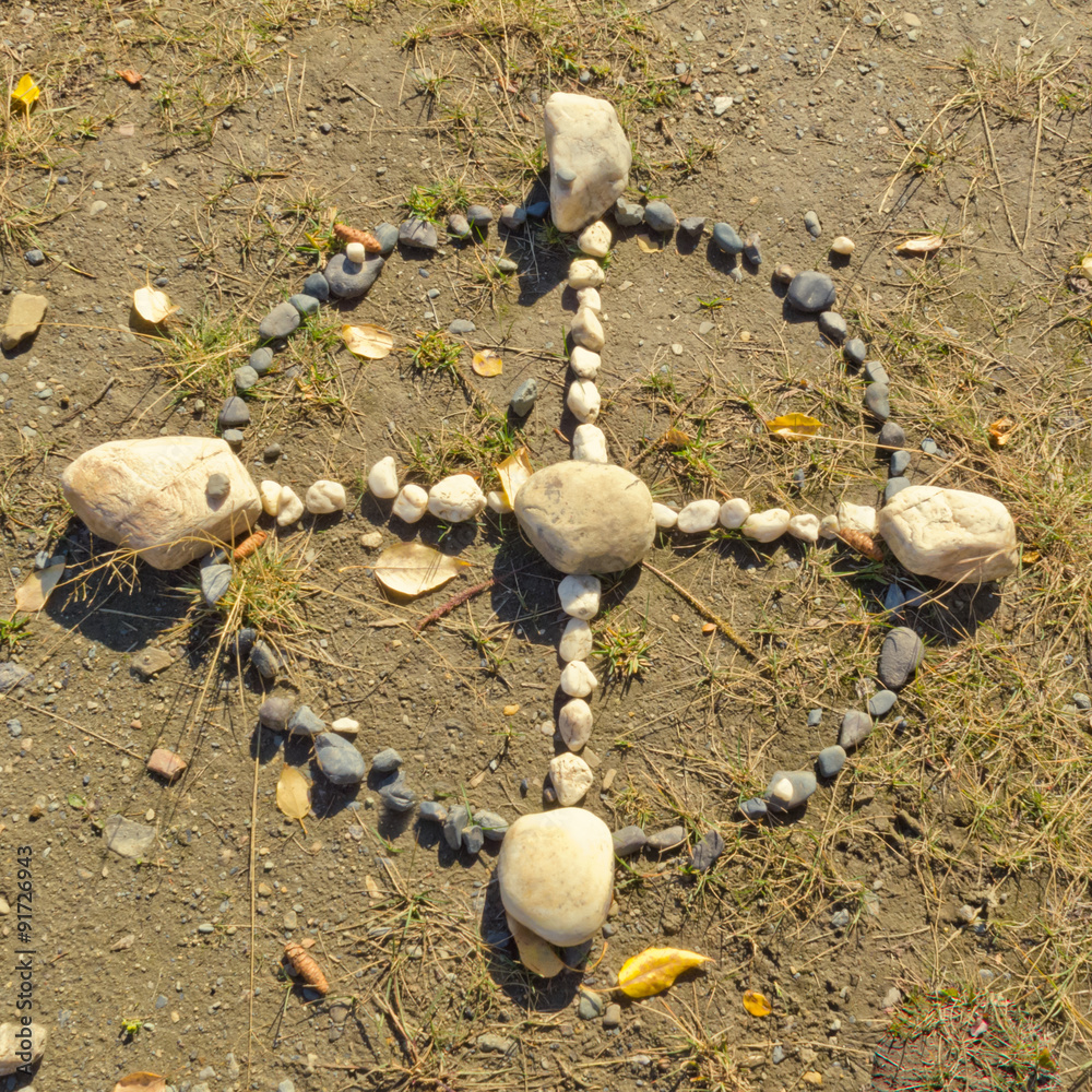 Obraz premium Native American Medicine Wheel