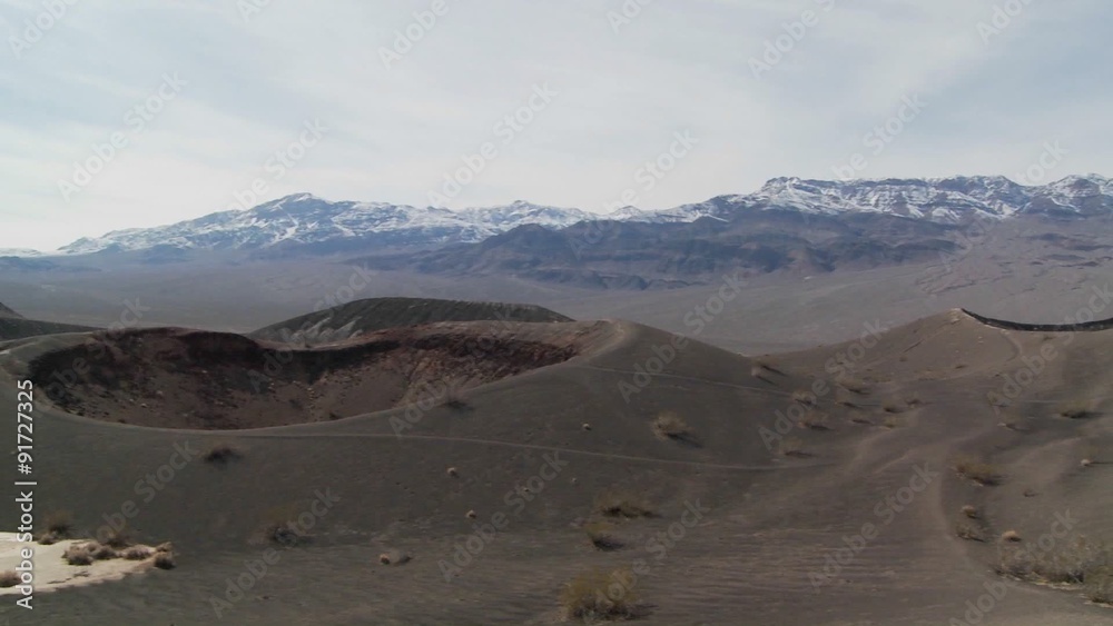An amazing volcanic crater in Death Valley National Park. An amazing volcanic crater in Death Valley National Park.