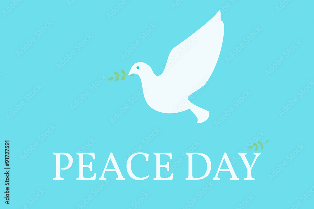 Vector Illustration of Dove and Olive Branch. Vector Illustration of Dove and Olive Branch.