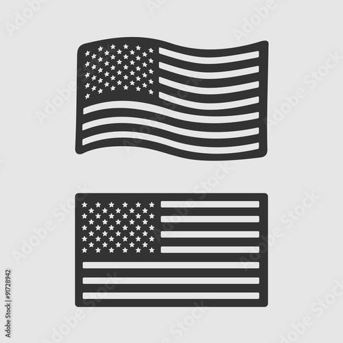 American Flag Vector