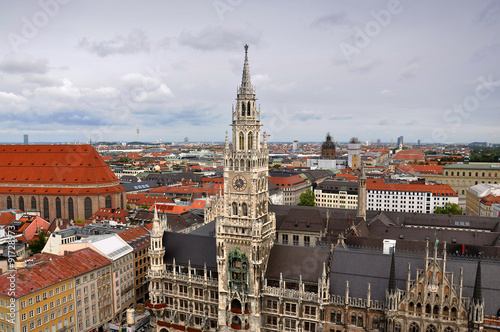 Aerial view of Munich - Germany