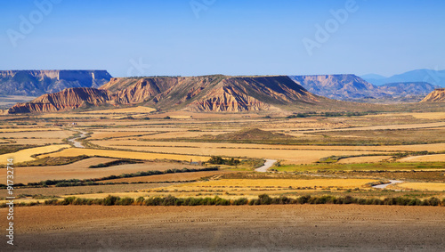 semi-desert landscape of Navarra