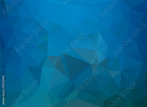 low poly background blue