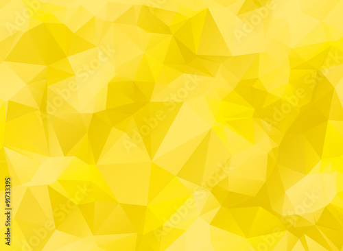 low poly yellow background