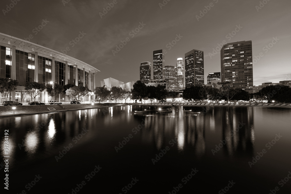 Fototapeta premium Los Angeles at night