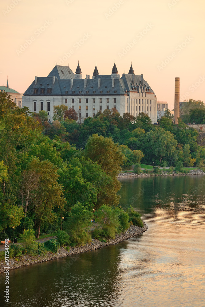 Obraz premium Ottawa sunset