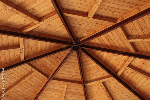 Roof ridge and rafters