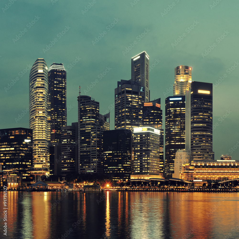 Obraz premium Singapore skyline