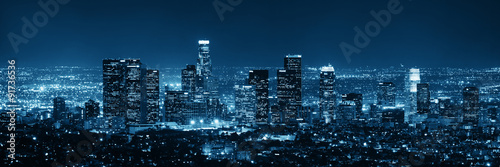 Obraz na plátně Los Angeles v noci