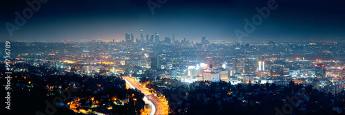 Fototapeta Los Angeles nocą