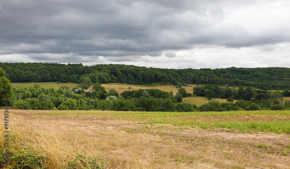 Countryside of Perche, close to Mortagne-au-Perche in France