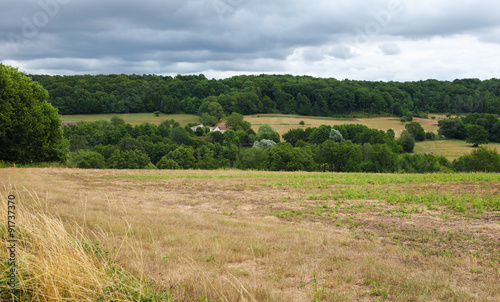 Countryside of Perche, close to Mortagne-au-Perche in France