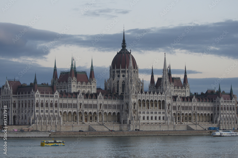 Budapest, Parliament view 