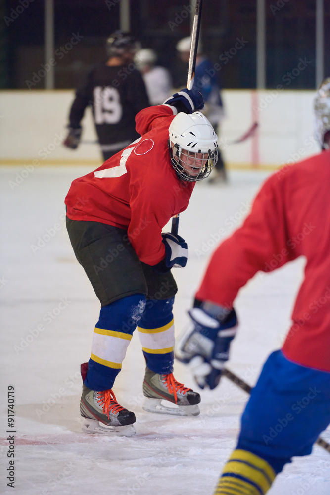 Obraz premium ice hockey sport players