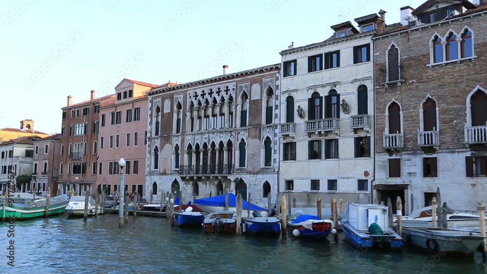 Water Trip on the Grand Canal (Canale Grande) at Venice (Venezia) Veneto Italy Water Trip on the Grand Canal (Canale Grande) at Venice (Venezia) Veneto Italy