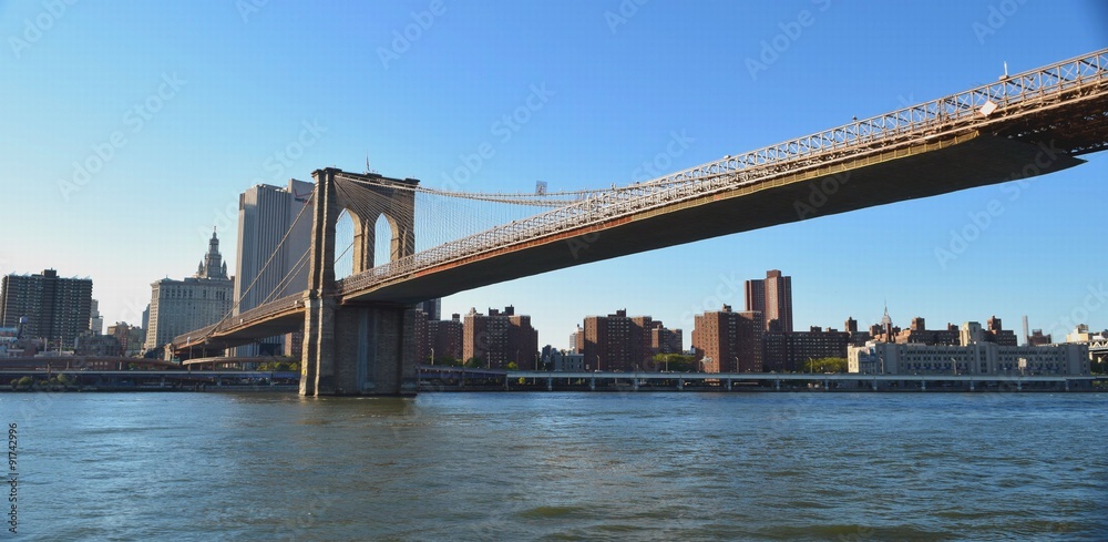 Bridge over Hudson river in New York