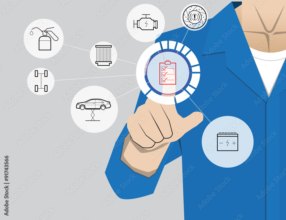 car service,Businessman working with modern virtual technology, car service,Businessman working with modern virtual technology,