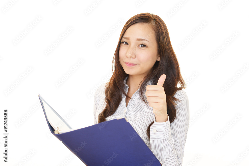 笑顔の女性 笑顔の女性