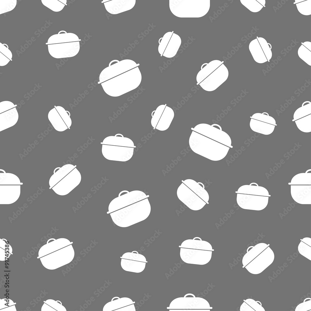 seamless pattern with Cooking pot