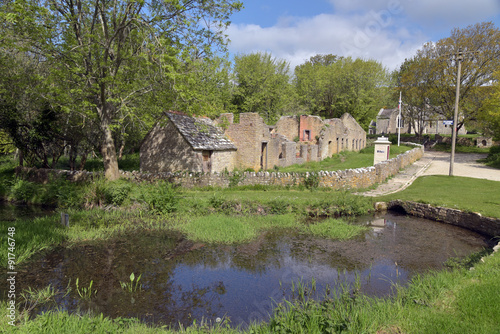 Deserted village of Tyneham in Dorset