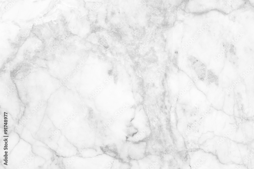 White (gray) marble patterned (natural patterns) texture for background and design.