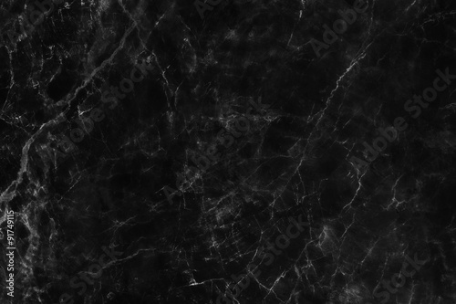 Abstract black marble texture in natural patterned.