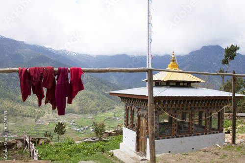 Haa valley in Bhutan
