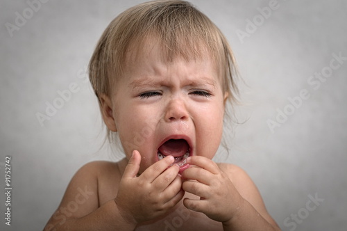 Screaming crying baby