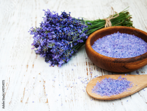 Lavender and salt