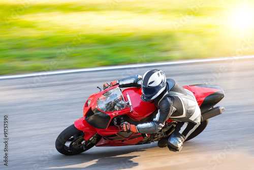 Motorcycle rider photo