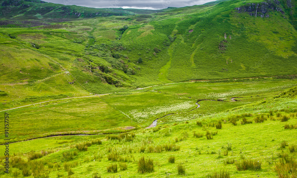Typischer Landschaft Scenery in den schottischen Highlands