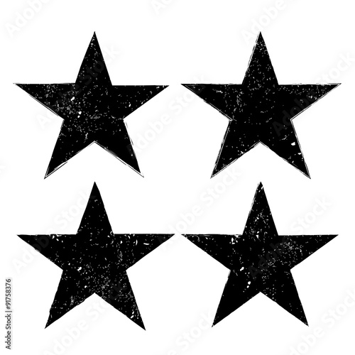 Vector Grunge Stars Collection