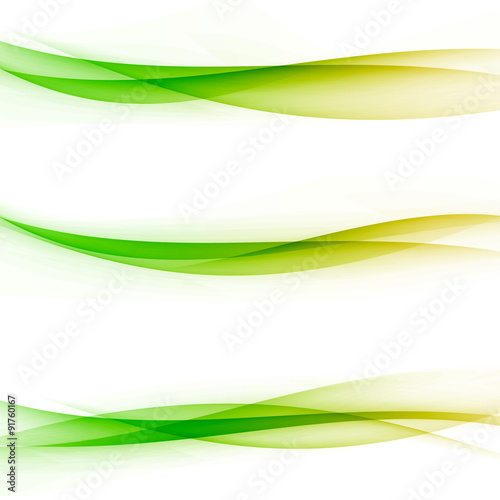 Bright colorful abstract transparent swoosh line