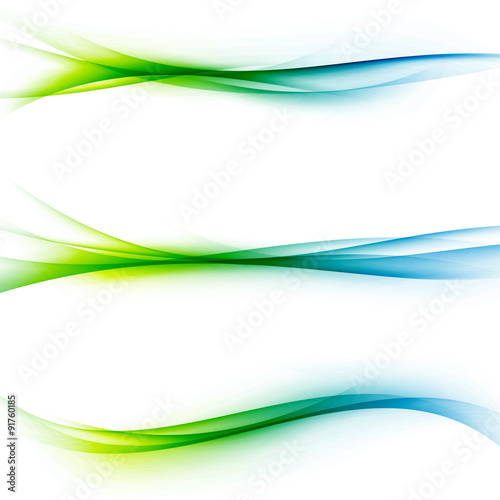 Bright green blue speed abstract lines flow
