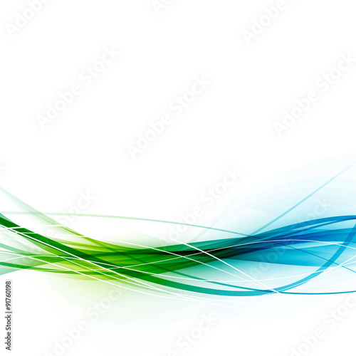 Green ecology abstract modern speed line background
