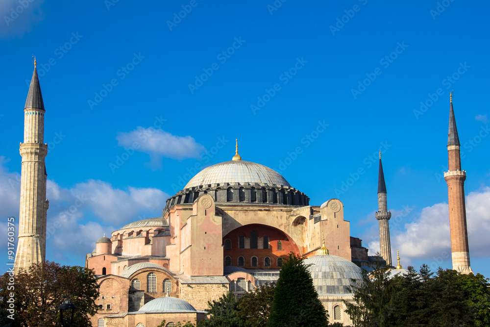 Hagia Sophia in Sultanahmet, Istanbul, Turkey