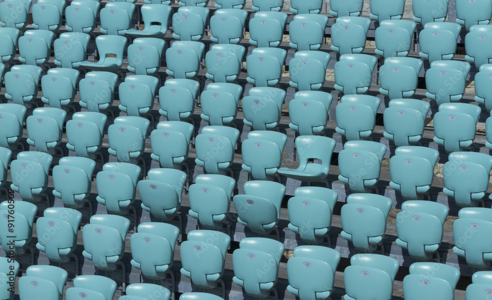 Fototapeta premium stadium seat