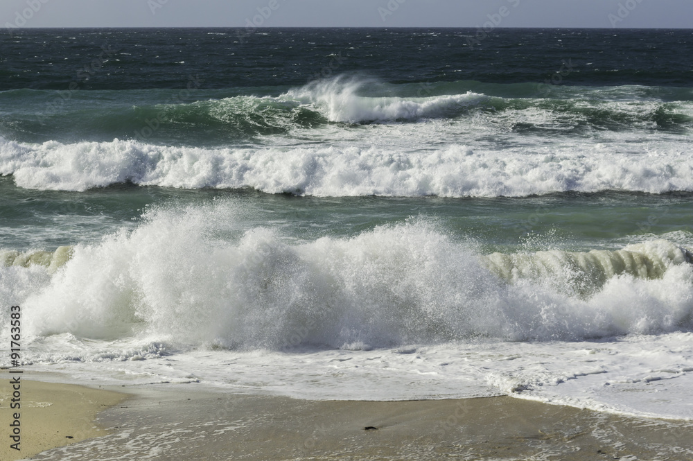 Waves and sea surf 