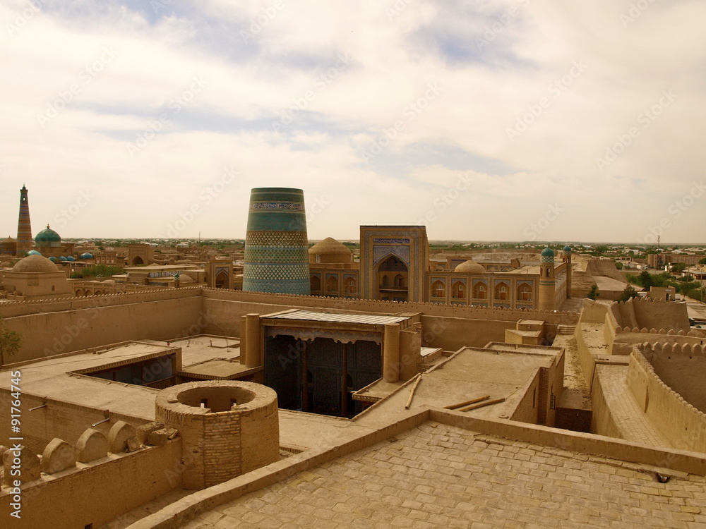 Panoramic view of Khiva