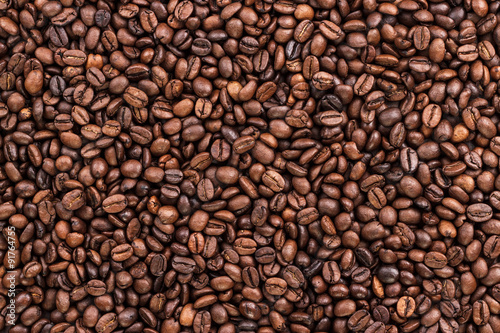 coffee beans on the table background