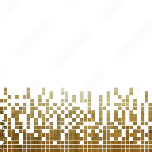 abstract vector square pixel mosaic background