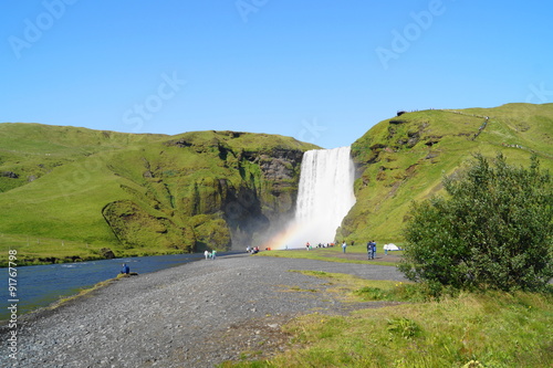 Skogarfoss, waterfall in Iceland