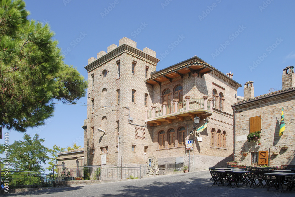 Obraz premium Borgo Medioevale di Moresco Marche