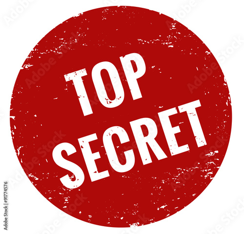 Top secret Stempel rot