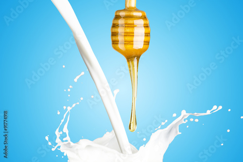 Honey Drip and Milk Splash