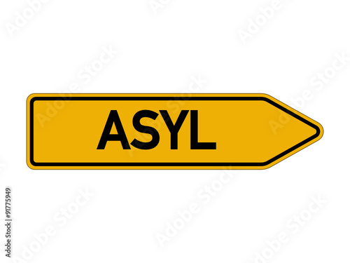 Asyl Schild