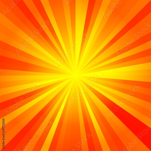 sunny rays pattern texture background - red, orange, yellow