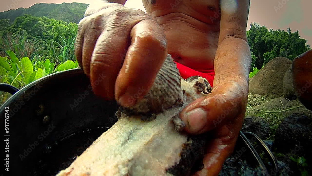 Tarot root is made by hand in Hawaii.